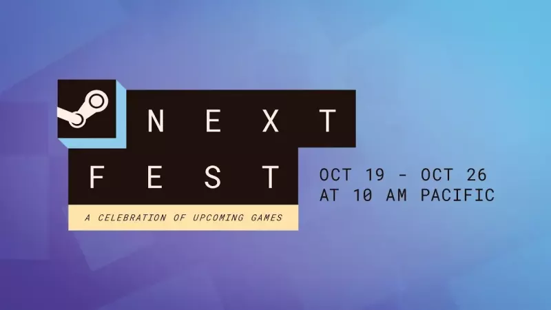 Promotivna slika Steam Next Fest festivala sa njegove zvanične Steam stranice.